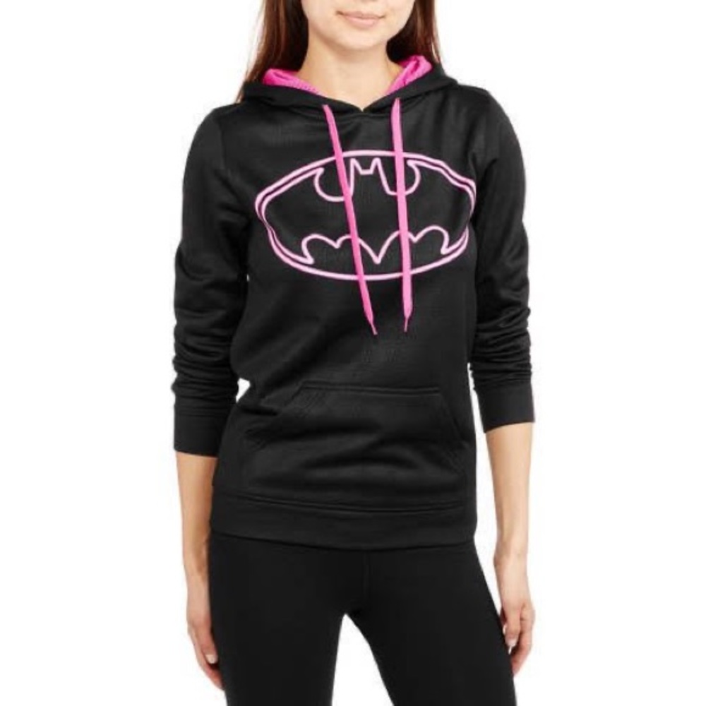 Batman Juniors' Performance Poly Fleece Graphic Hoodie size Small